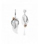 Cuicanstar Crystal Asymmetric Earrings Bohemia