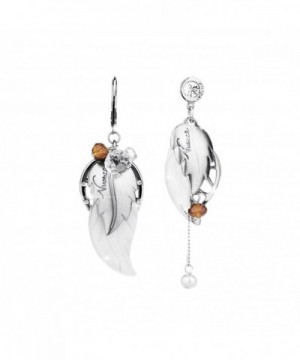 Cuicanstar Crystal Asymmetric Earrings Bohemia