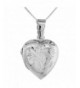 Sterling Silver Pendant Engraved Handmade