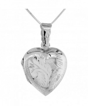 Sterling Silver Pendant Engraved Handmade