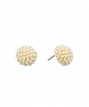 John Wind Pave Pearl Earrings