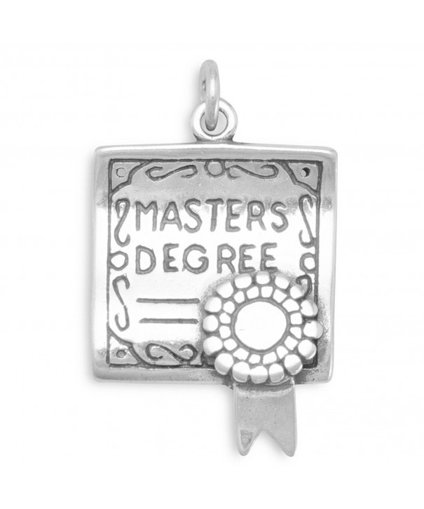 Sterling Silver Masters Degree Charm