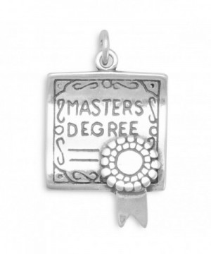 Sterling Silver Masters Degree Charm