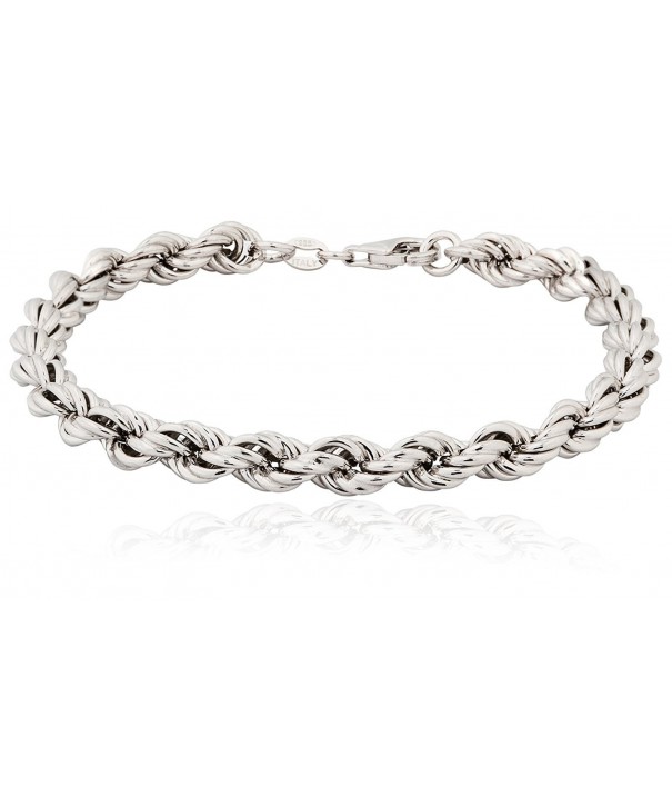 SilverLuxe Sterling Bracelet Rhodium Plated 7 5