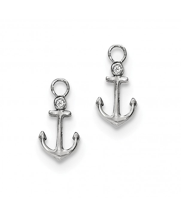 Sterling Zirconia Mariner Earring Enhancers