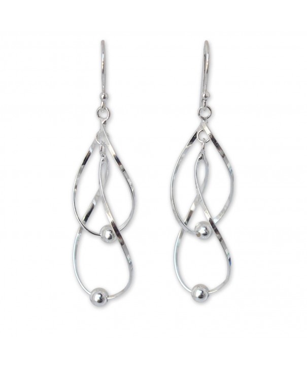 NOVICA Sterling Earrings Fabulous Infinity