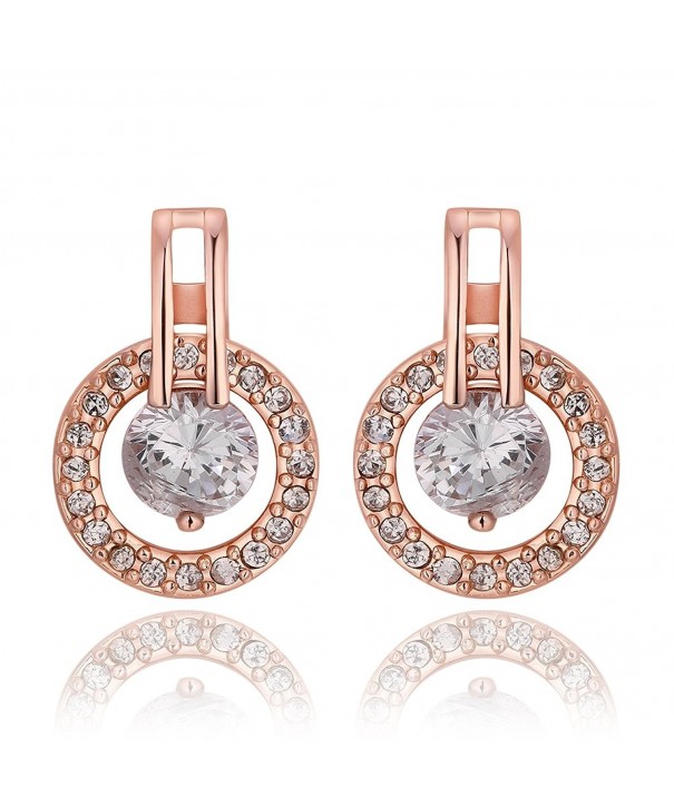 Plated Earrings Women Jewelry Zirconia