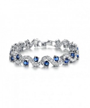 Beydodo Platinum Plating Bracelets Zirconia