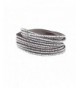 Lux Accessories Grey Bling Bracelet