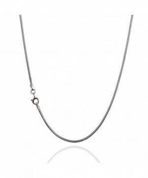Sterling Silver Chain Necklace Clasp RHODIUM