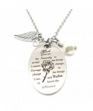 Serenity Accept Prayer Necklace Christian