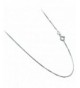 Chain Rhodium Plated Sterling Necklace