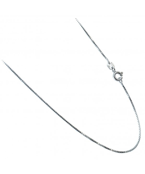 Chain Rhodium Plated Sterling Necklace