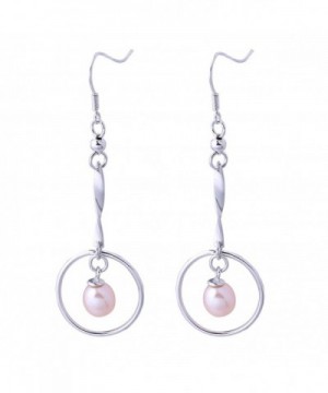 Natural Lustrous Teardrop Sterling Earrings