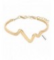 MANZHEN Heartbeat Bracelets Adjustable Bangles