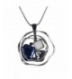 Merdia Necklace Elegant Pendant Crystals