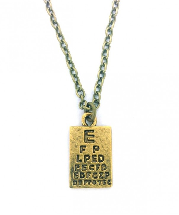 Cute Quirky Eye Test Necklace
