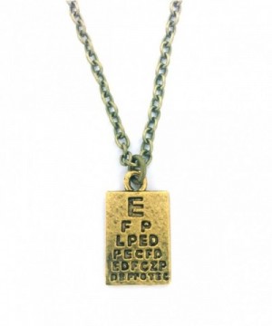 Cute Quirky Eye Test Necklace