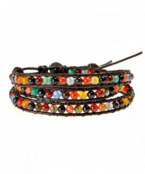 ZLYC Unisex Woven Leather Bracelet