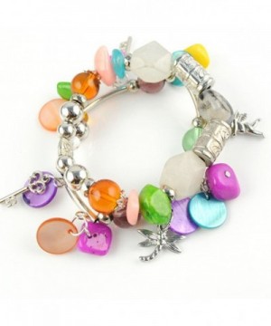 Colorful Acrylic Stretch Bracelet Fashion