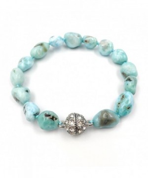 Natural Larimar Bracelet Crystal Magnet