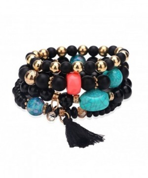 Edress Elastic Bracelet Handmade Womens Stone Jewelry Stack