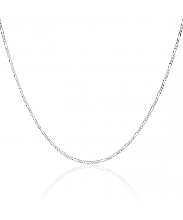 Sterling Silver 1 8MM Figaro Chain