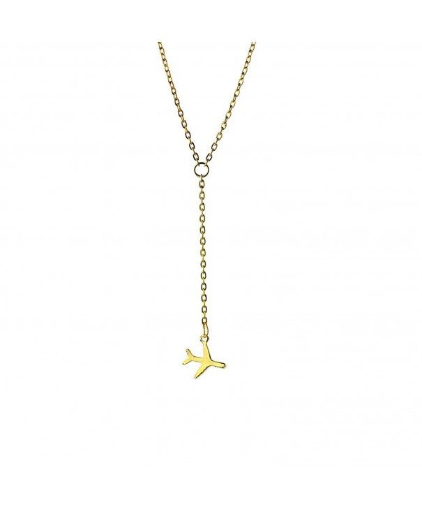 MANZHEN Airplane Pendant Necklace Jewelry