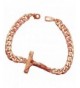 Bracelet Religious Plated Crucifix Design