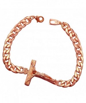Bracelet Religious Plated Crucifix Design