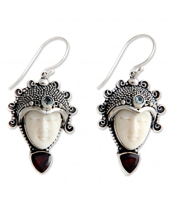 NOVICA Sterling Silver Earrings Princess