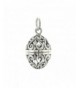 Sterling Silver Filigree Aromatherapy Pendant