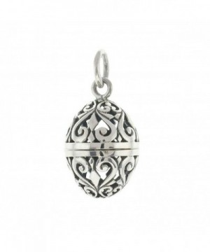 Sterling Silver Filigree Aromatherapy Pendant