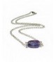 Amethyst Crystal Roundell Necklce Assembeled