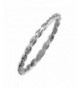 Stackable Rope 1 8mm Sterling Silver