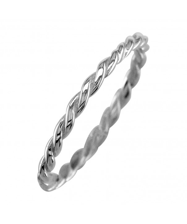 Stackable Rope 1 8mm Sterling Silver