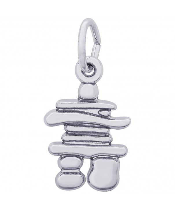 Rembrandt Charms Sterling Silver Inukshuk