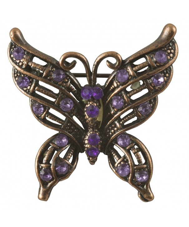 Petite Victorian Butterfly Brooch Antique