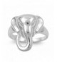 Sterling Silver Elephant Fashion Polished