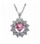 SWEETV Swarovski Crystal Pendant Necklace