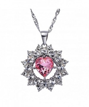 SWEETV Swarovski Crystal Pendant Necklace