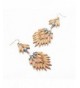 Chandelier Statement Dangle Plated Earring