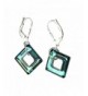 Sterling Leverback Earrings Swarovski Crystals