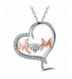 Caperci Sterling Pendant Necklace Zirconia