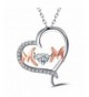 Caperci Sterling Pendant Necklace Zirconia