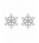 EVER FAITH Sterling Zirconia Snowflake