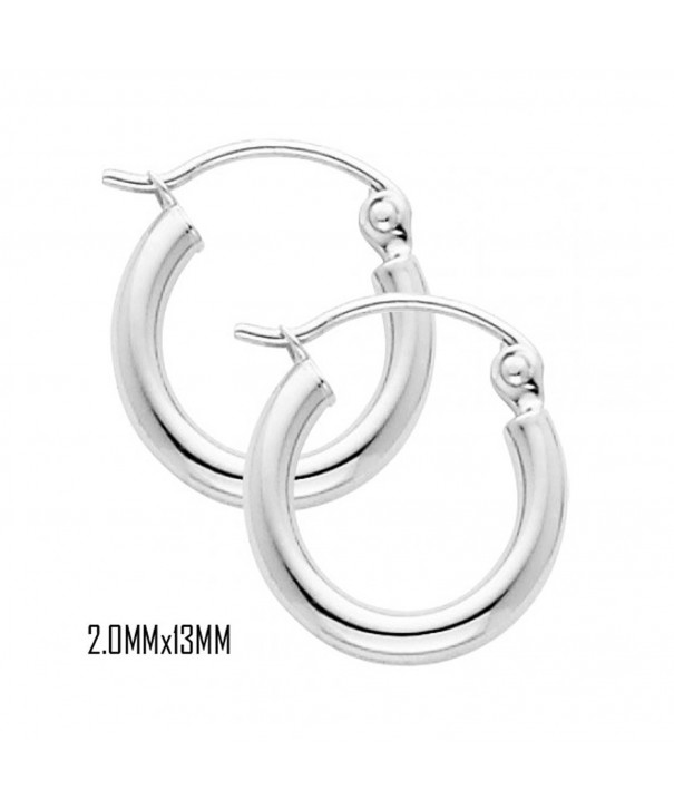 Diameter Classic Earrings Thickness Closure