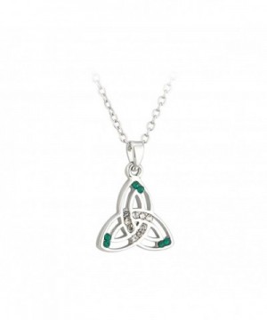 Jewelry Trinity Necklace Rhodium Ireland