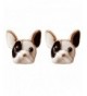 Plated Lovely Colored Bulldog Earrings