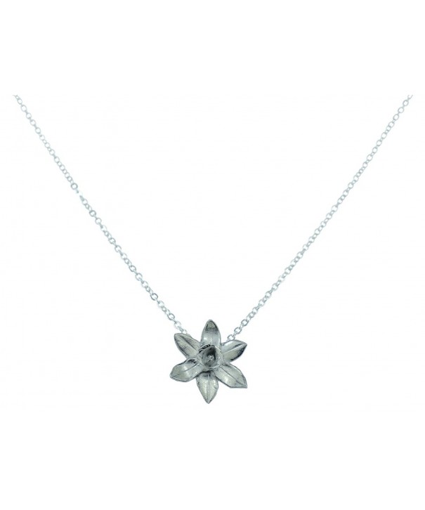 10th Anniversary Flower Daffodil Pendant